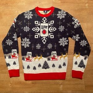 Miller Lite Ugly Christmas Sweater